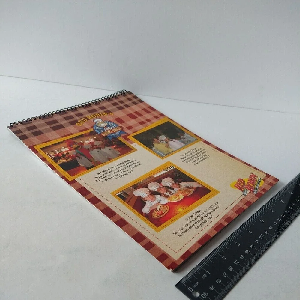 Red Robin Kids Cookbook – 50 Gourmet Burger Creations‎ (2007 Spiral‑Bound)